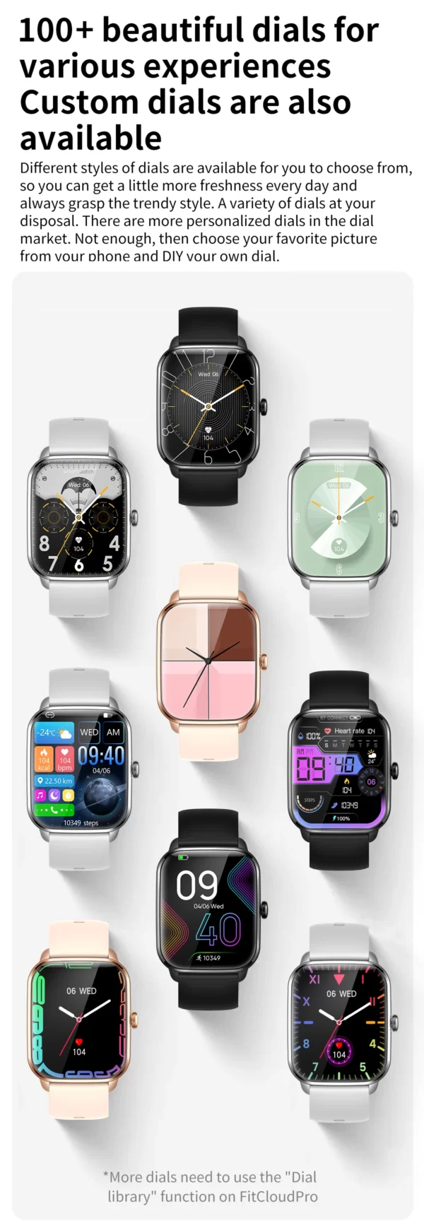 Smartwatch montre intelligente TKYUAN – Image 7