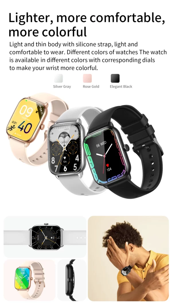 Smartwatch montre intelligente TKYUAN – Image 12